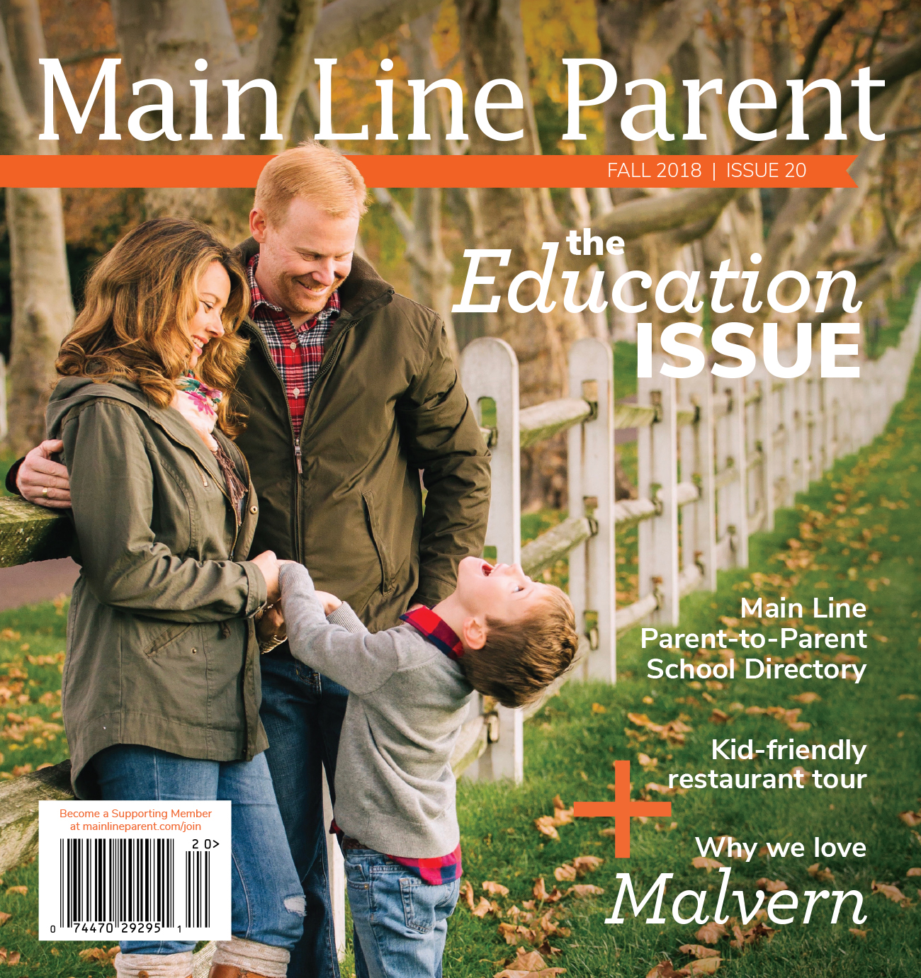 Main Line Parent Magazine #20: Fall 2018 - Main Line Parent