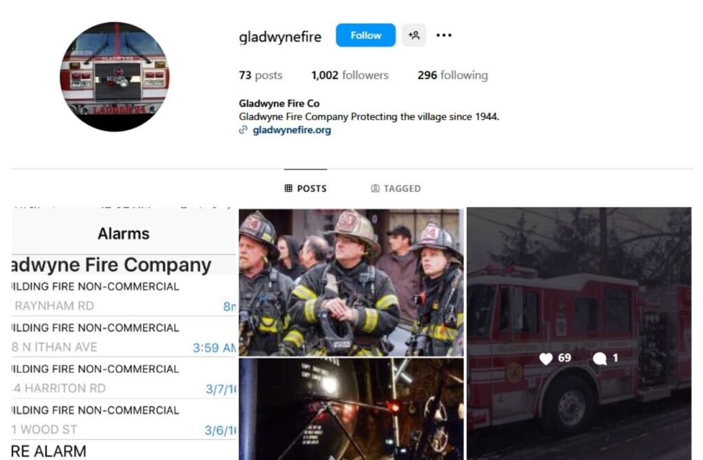 Gladwyne Fire Company in Gladwyne has birthday party space.