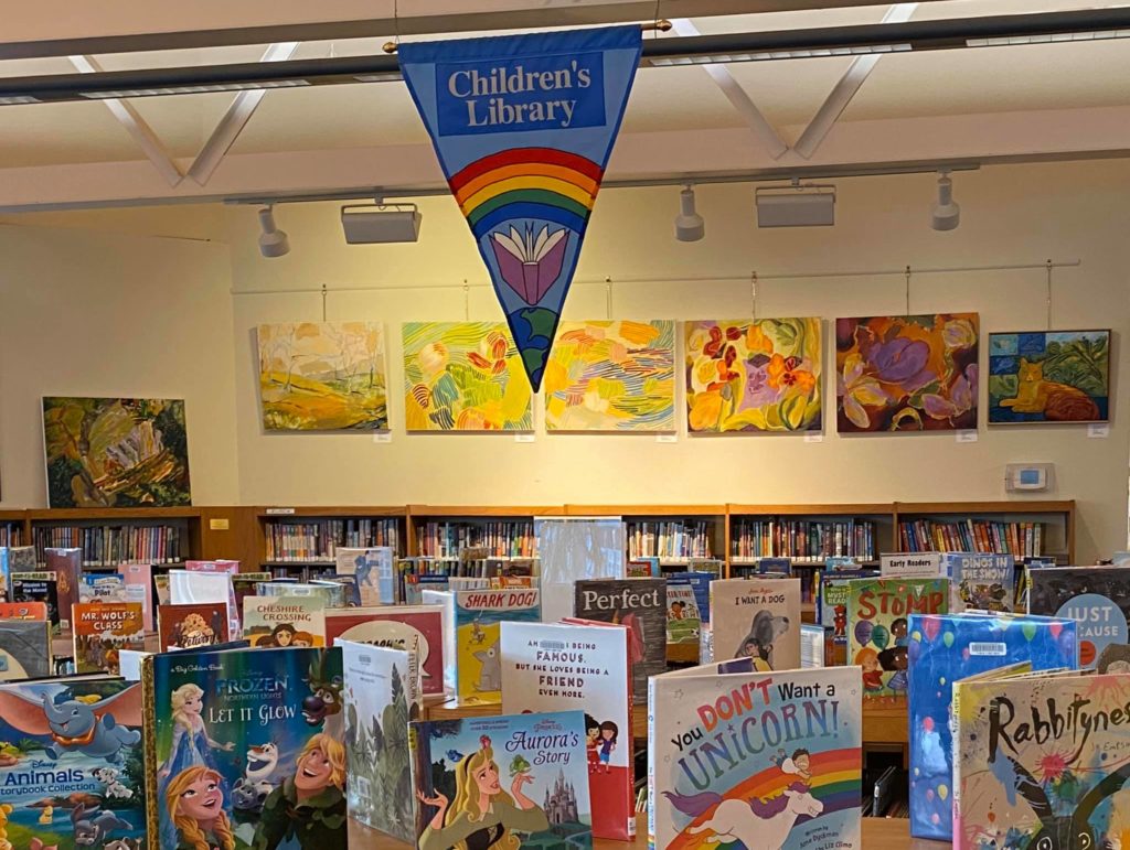 This is a photo of the children's section of the Newtown Public Library, one of the Main Line Parent Community's favorite libraries. 