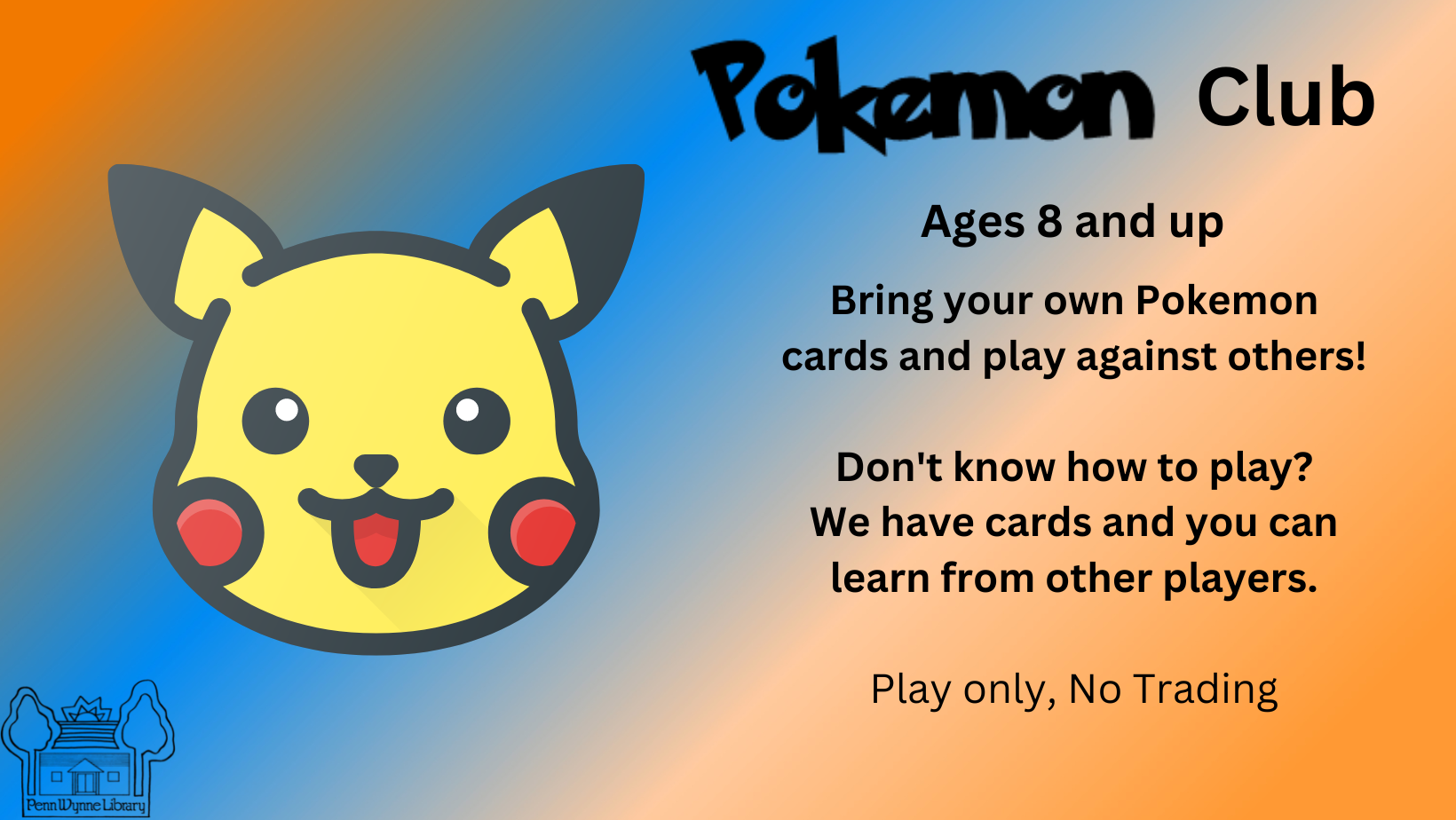 Pokemon Club - Ages 8+