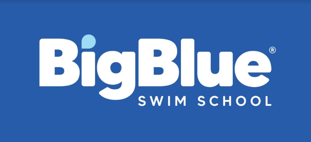 big blue fish school