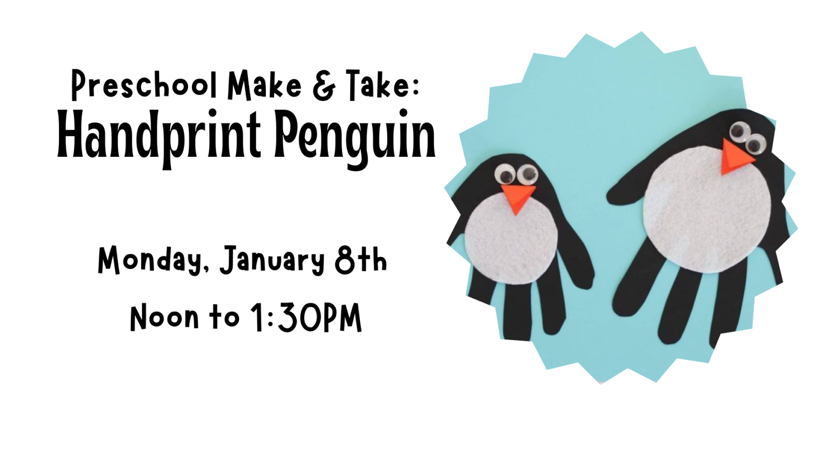 Preschool Make & Take: Handprint Penguins - Main Line Parent