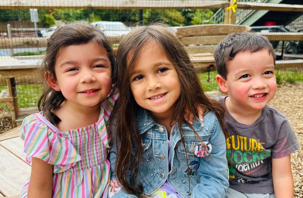 Gladwyne Montessori Children hanging out together
