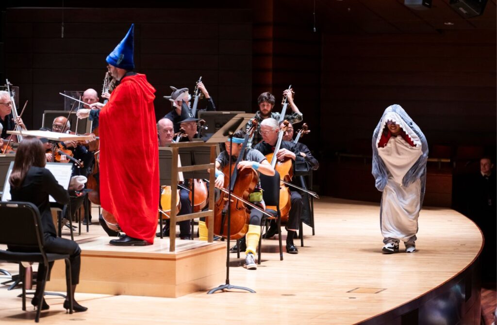 Fun at a Halloween performance with the Philadelphia Orchestra