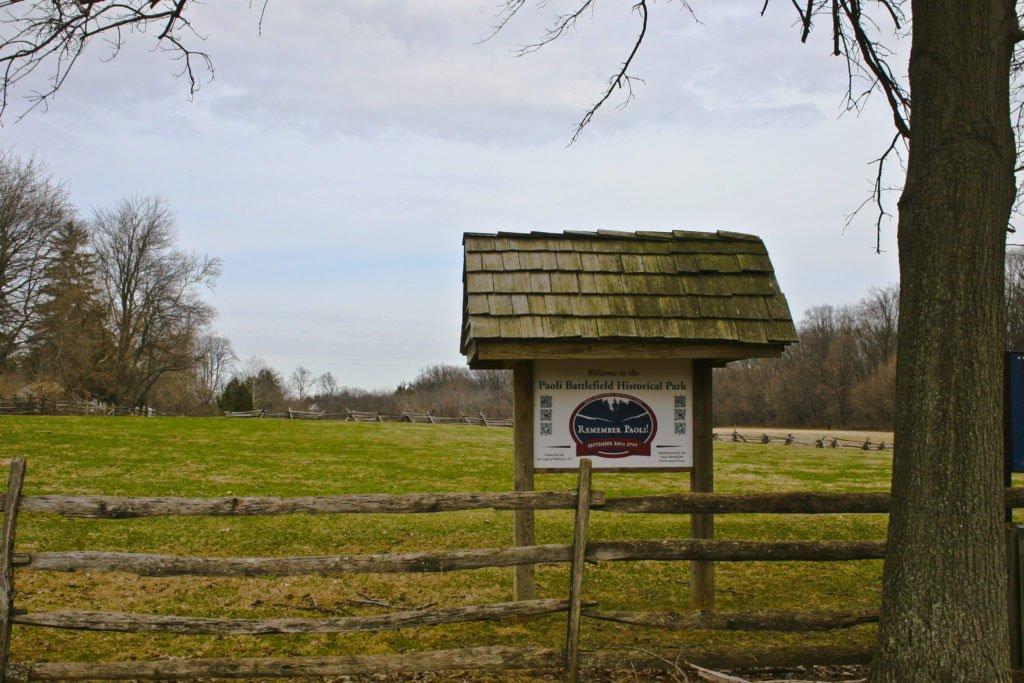 Paoli Battlefield Historical Park is a Revolutionary War site available for residents of Malvern to explore.
