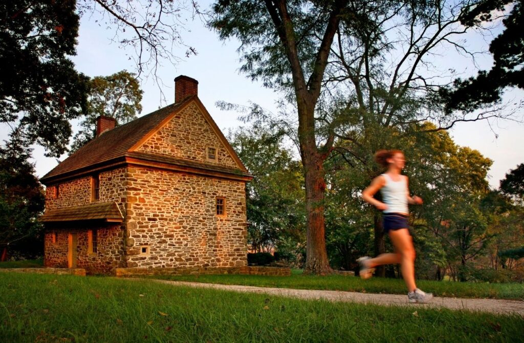 Main Line teens have plenty of hangout options, such as Valley Forge National Historic Park. 