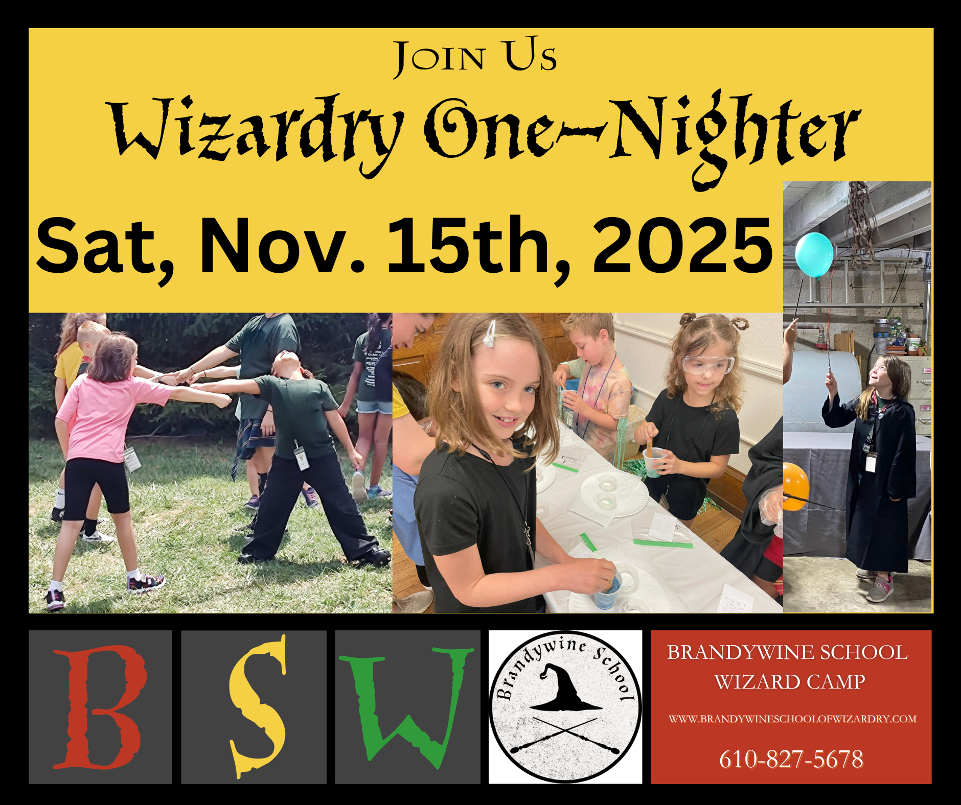 Fall Wizardry One-Nighter at the Brandywine School of Wizardry