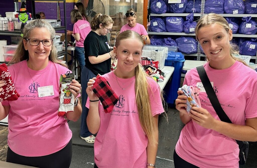 The Joy of Sox collects and gives socks to homeless individuals around the Philadelphia area.