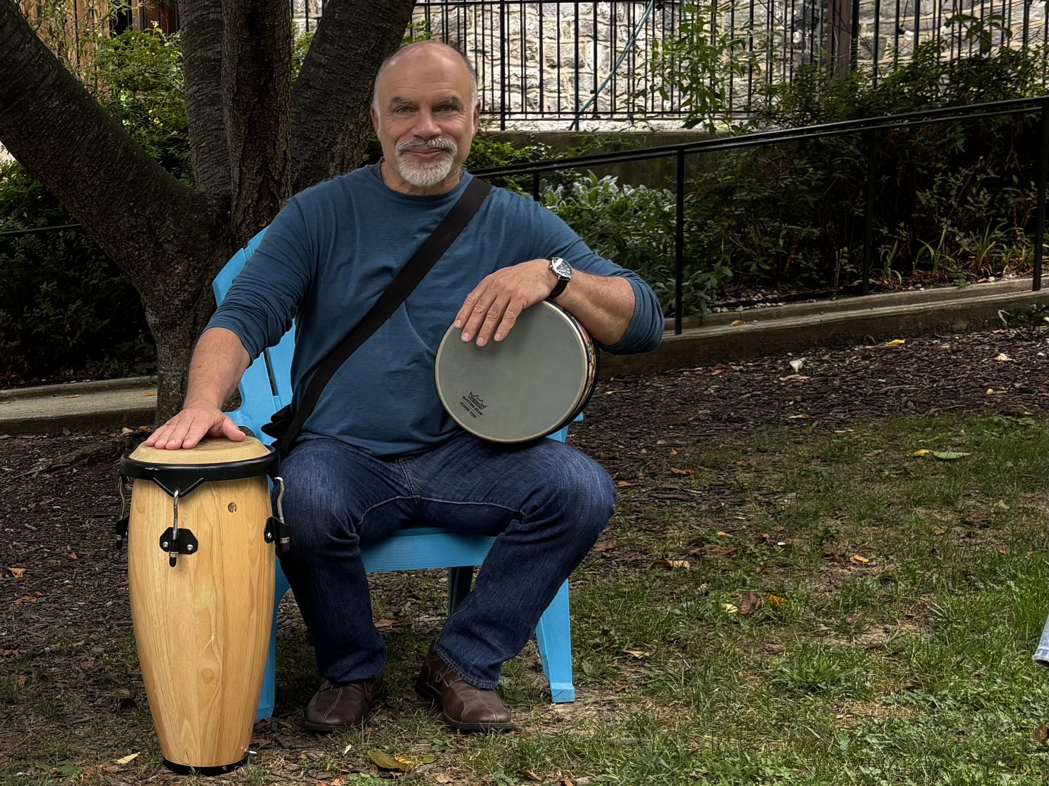 Family Solstice Drum Circle in Swarthmore