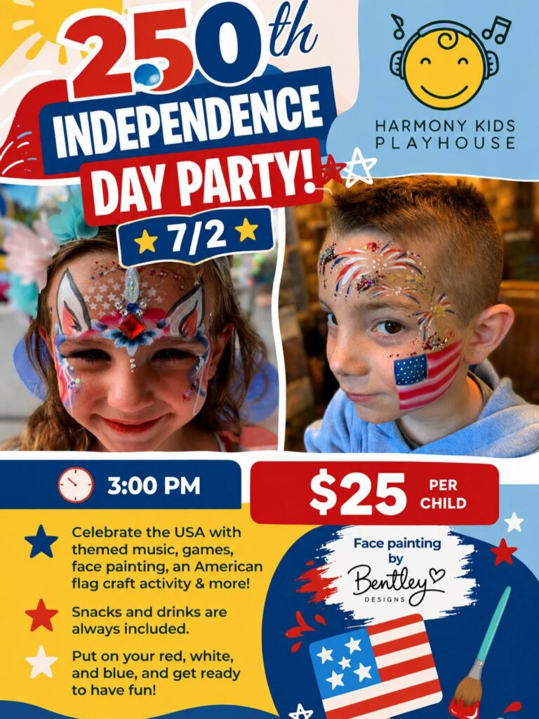 Harmony Kids Playhouse Celebration for America's 250th Birthday