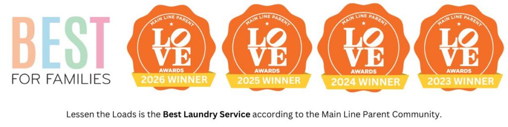 Main Line Parent 2026 Love Awards - Lessen the Loads- Best Laundry Service