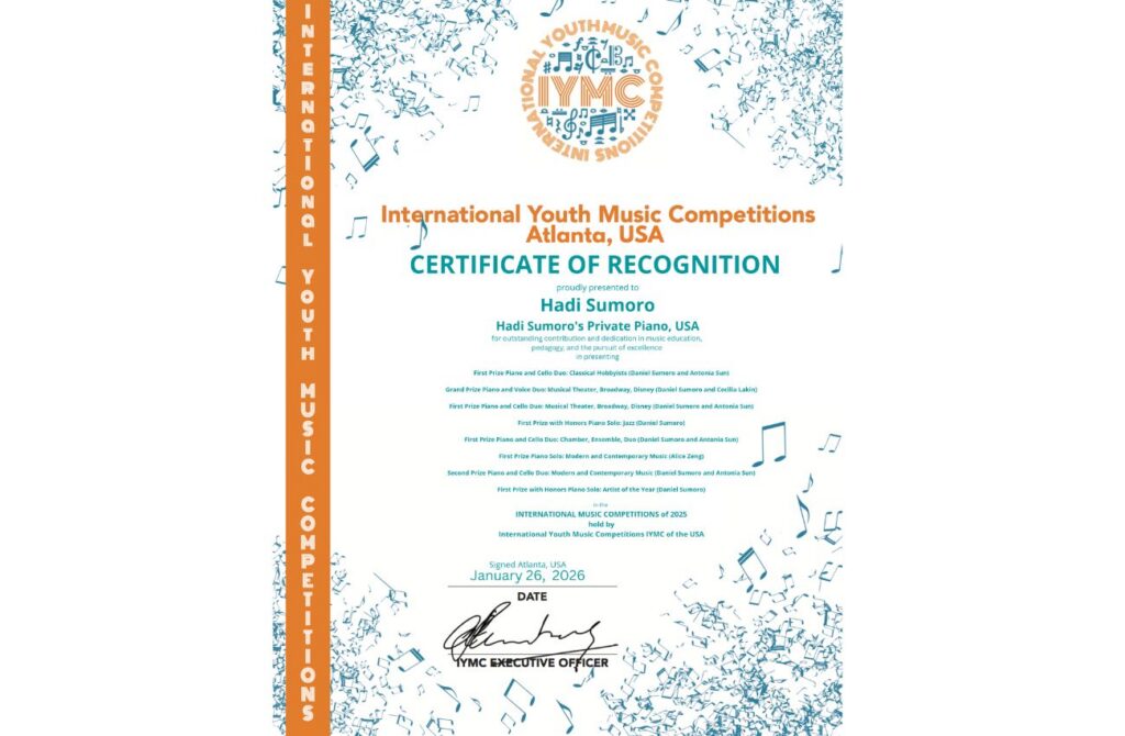 Hadi Sumoro Private Piano
