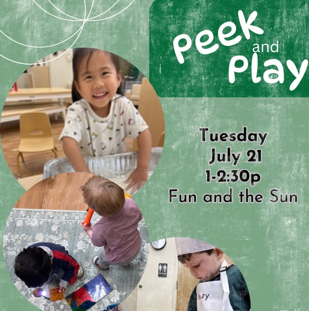 peek and play at Ivybrook Academy