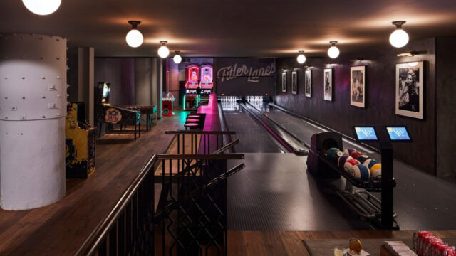 Bowling at Fitler Club in Philadelphia